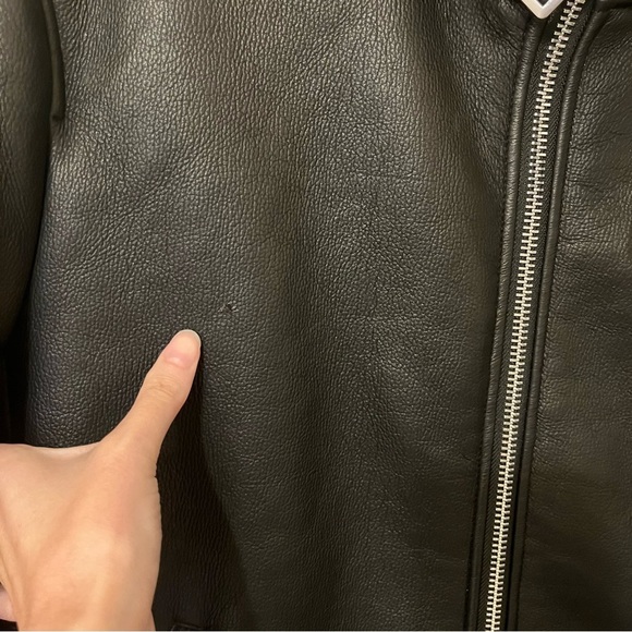 Karl Lagerfeld Men’s Faux Leather Jacket - Picture 11 of 11